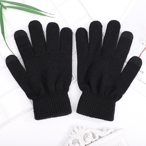 1 par vinterhansker, unisex vindtette varme hansker