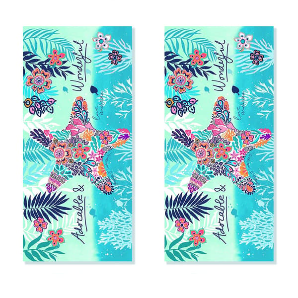1 strandhåndklæde strandhåndklæde strandtilbehør 75*150 cm