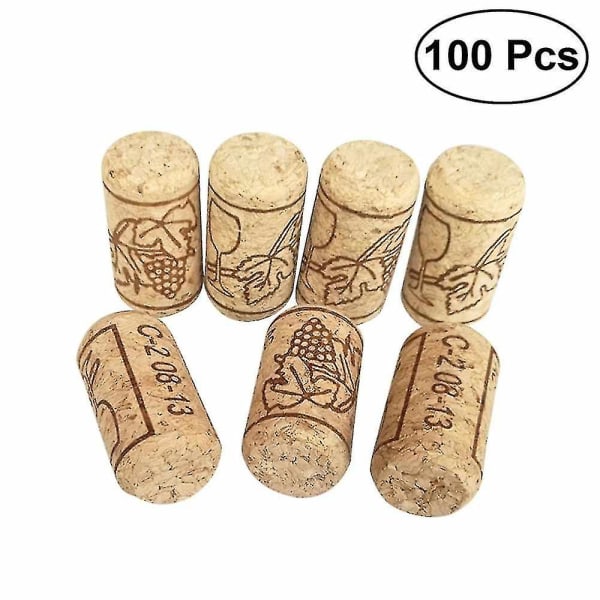 100 stk Gjenbrukbare Creative Functional Portable Sealing Wine Cork Wi