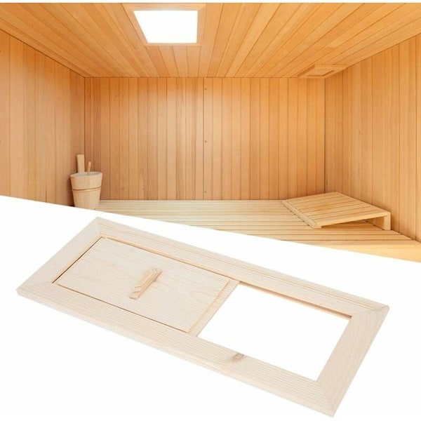 Vindluft, saunarum sauna flyvemaskine luftventilationspanel luftventilationsgitter tilbehør fra saunaudstyrs reservedele 34x13,5 cm