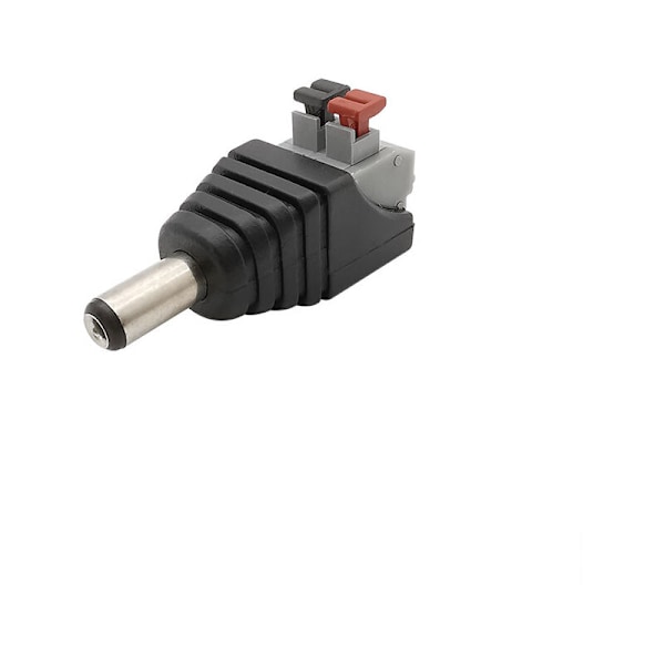 20 stk. Professionel DC Strømknap DC Adapter Adapter Hurtigstik 5,5 mm x 2,1 mm til 12V LED strips, videoovervågningskameraer, andet elektronisk udstyr