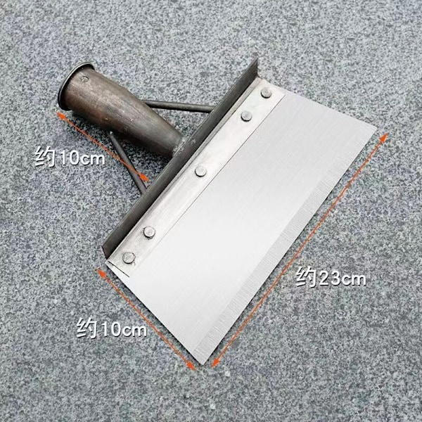 Trädgårdsspade, Multifunktionell rengöringsspade, Trädgårdsskrapa, Trädgårdsredskap för ogräsbekämpning, Trädgårdsverktyg, Trädgårdsspade för ogräs och mossa, 23 cm