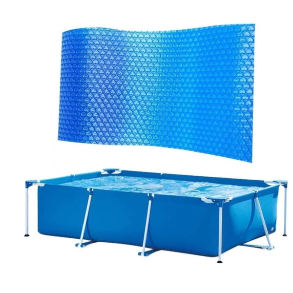 Swimming Pool Tarpaulin 300*200cm Swimming Pool Cover, UV Protection Bubble Heat Insulation Film Heat Retaining Cover