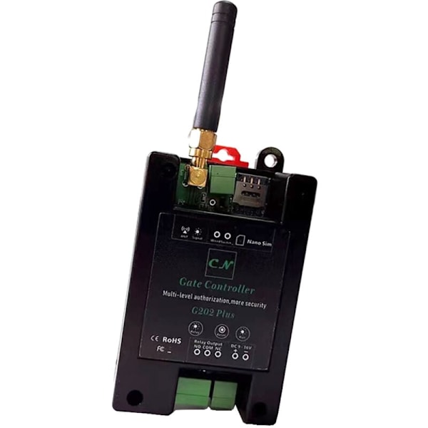 GSM dörröppnare Reläbrytare Reläer/fjärrstopp fjärrkontroll åtkomstdörr trådlös dörr via gratis samtal sms-order