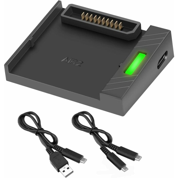 USB-batterilader med PD/QC for DJI Air 2S, Mavic Air 2 Drone,