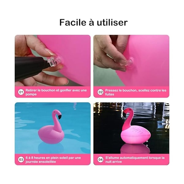 (2 kpl) Kelluvat valot uima-altaaseen, IP68 vedenpitävä aurinkolamppu puutarhaan, ulkokäyttöön tarkoitetut puhallettavat aurinkolamput ON/OFF-kytkimellä uima-altaille, käytäville, rannoille