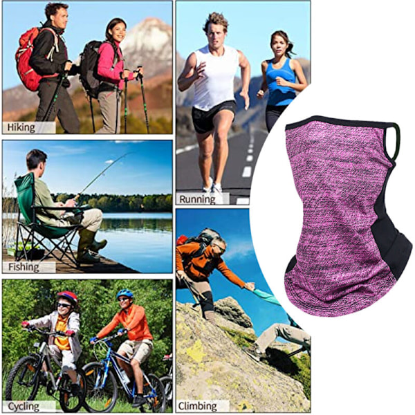 Enkel mode dam utomhus Sport Öronkrok Halsduk