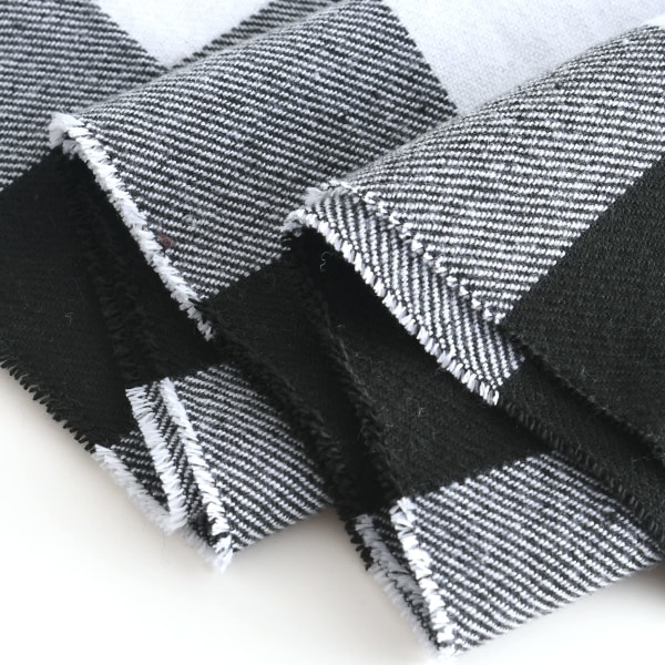 Herre rutete skjerf, klassisk britisk stil smalt imitert kasjmirskjerf supermyk klassisk tartan rutete skjerf