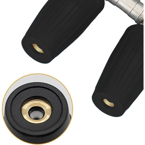 13x 9,6x13cm Kaksoisturbo pyörivä suihkusuutin, 4000 PSI 035 Pyörivä turbosuutin pistooli, 1/4 \"Pikaliitäntä, Puutarhatarvikkeet Korkeapainepesu