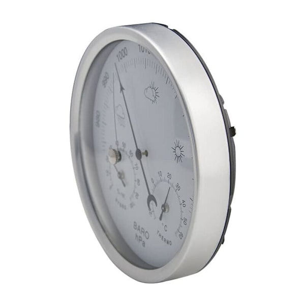 Météoo barometer med analog urtavla med hygrometertermometer atmosfäriska tryckmätningar Enkelhet och lättläst
