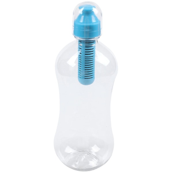 550ml udendørs vandhydreringsfilterflaske filtreret drikkevand, Bl