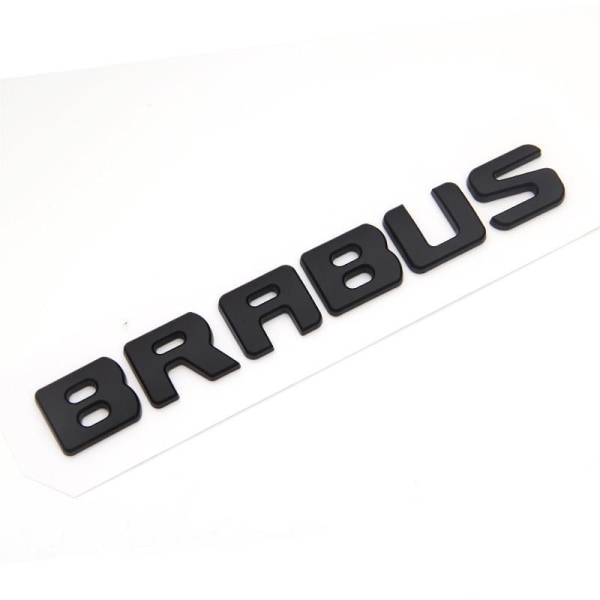 Lämplig för BRABUS engelsk etikett biletikett bilsvansetikett dekorativ klistermärke bakre bagageutrymme ordetikett modifierad engelsk klistermärke (Yahei)