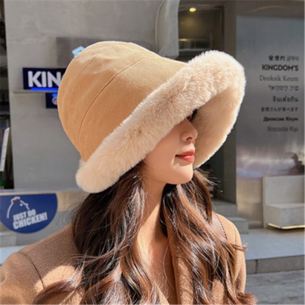 Naisten talvipompom-pipo, pöhköinen neulottu hattu