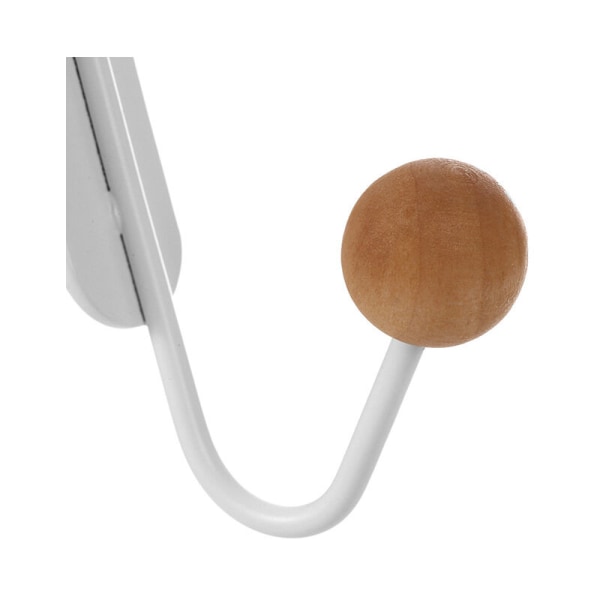 Sæt med 4 over-the-door kroge, T-Audace dobbelte knager, Heavy Duty Metal Træ Knager Organizer Holder til ophængning af frakker, hatte, badekåber håndklæder