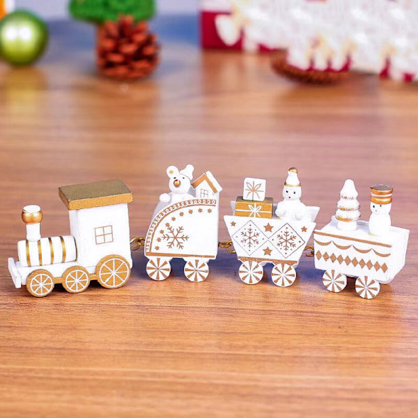 Miniatyrträntåg, Jultrågsdekorationer, Juldekorationer, Miniatyrhusvagnsjuldekorationer, Minidockor, Heminredningsdekorationer