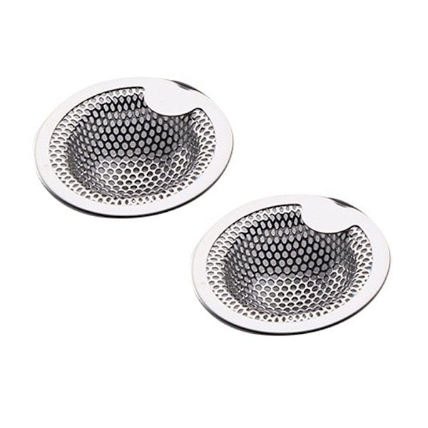 Set med 2 Köksho Strainer Anti-Clog Rostfritt Stål Köksho Avlopp (S)