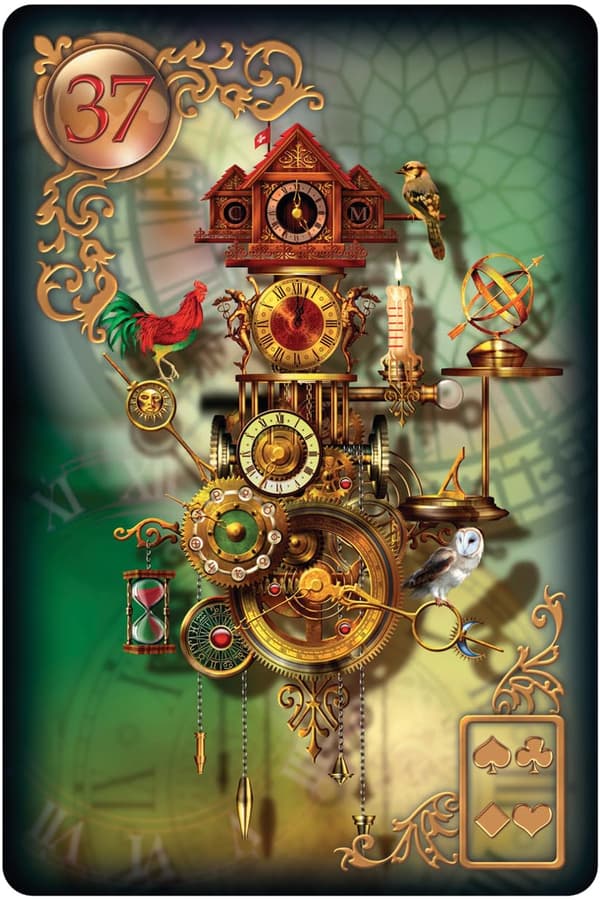 Glid lenormand Lenormand orakelkort brädspel kort