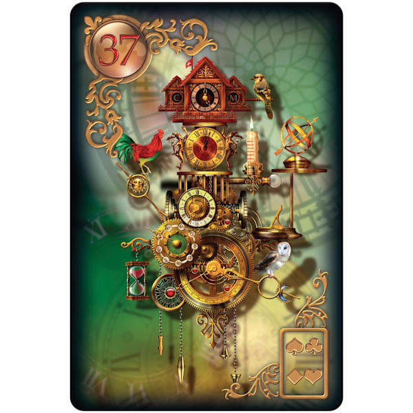Glid lenormand Lenormand-orakelkorttipakka