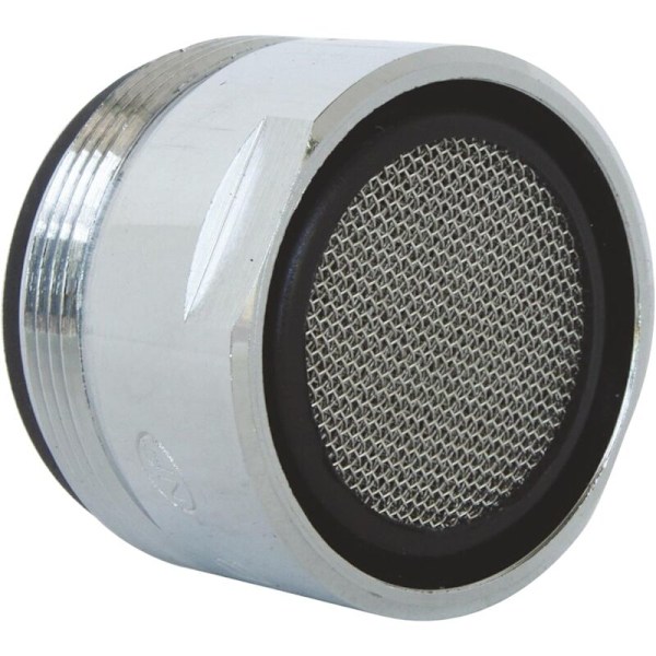 1 st kromad strålsamlare (22mm) hane för blandare - Förbättra komforten när du använder din kran med detta grå/silverfärgade tillbehör för varmt och kallt vatten