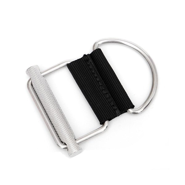Rustfrit stål Scuba Diving Sidemount Sidemount Strap Fastgørelsesspænde til 50mm Bcd Strap