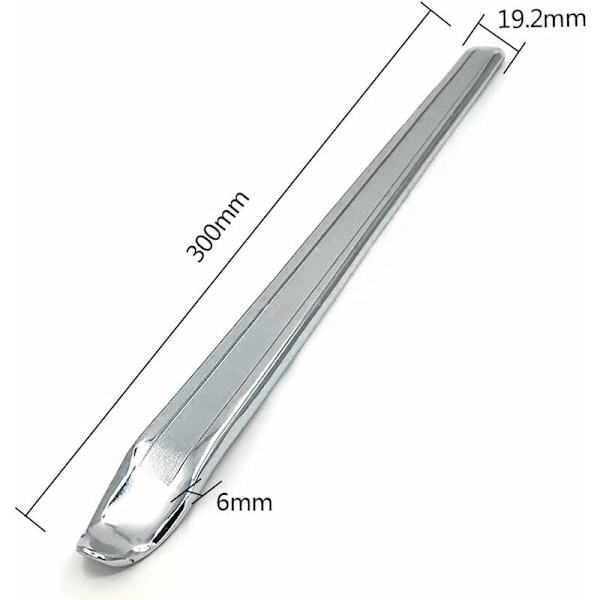 3 st manuella verktyg för däck, motorcykeldäck, metall däckjärn 30cm - silver