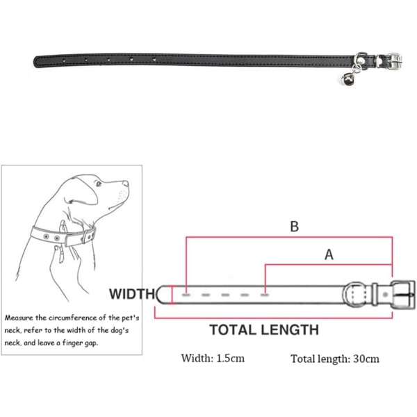 2 kpl Kissankaula, Nahkainen Kissankaula, Kissankaula, Säädettävä Kissankaula, Nahkainen Kissankaula, Säädettävä Kissankaula Metallisella Soljella ja Kellon