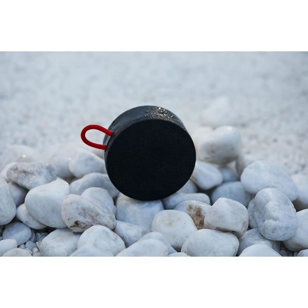 Grå - 1 x Xiaomi bærbar Bluetooth-høyttaler, bærbar høyttaler med Bluetooth-tilkobling, støv- og vannbestandig teknologi, Bluetooth 5.0 lang