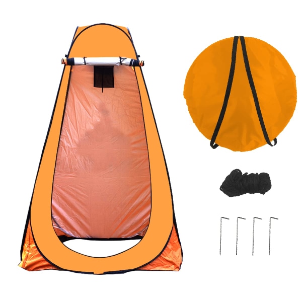 Campingdusch Tält, Överdimensionerat Sekretess Tält Bärbar Toalett Potta Omklädningsrum för Vandring Strand Picknick Fiske Lätt och Robust