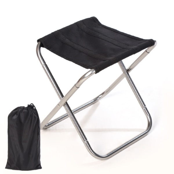 Camping Fällbar Pall (Silver)