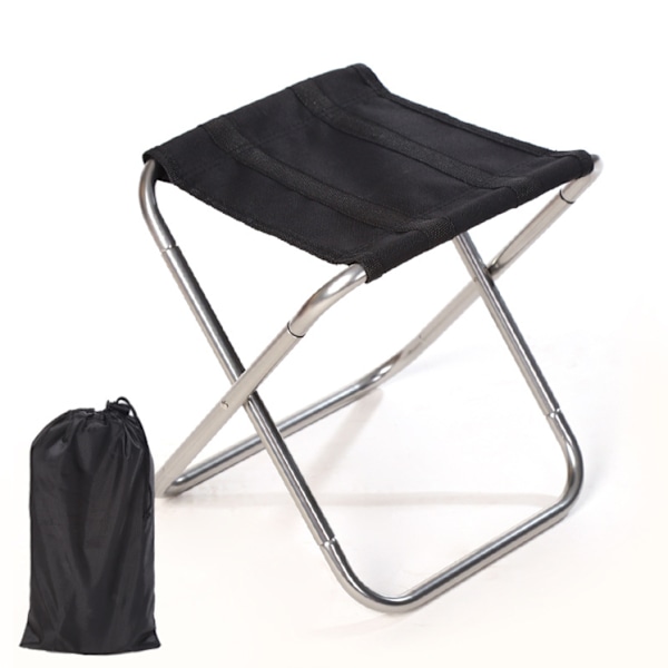 Camping Folding Stol (Sølv)
