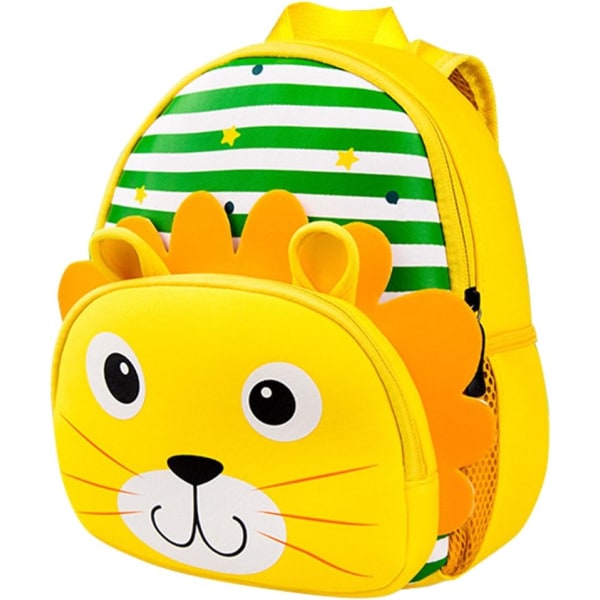 Barnryggsäck, Barnkammare Ryggsäck Barn Skolväska Pojke Flicka Förskola Cartoon Animals Förskola Ryggsäck 2-6 År Gammal