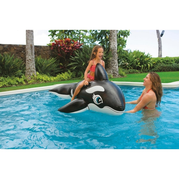 Black Whale oppblåsbar ertesirkel for voksne for barn