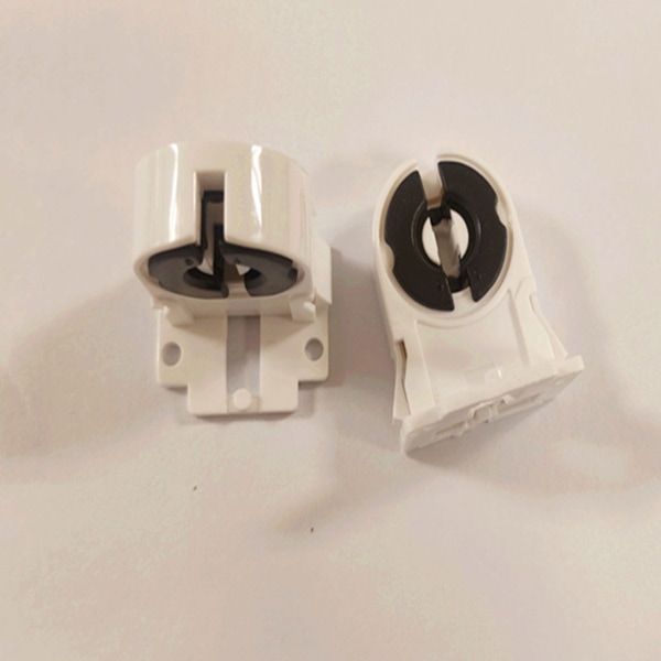 2 stk. Dobbelt Terminal T8 Lysstofrør Fatning Holder