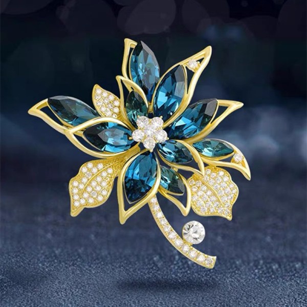 Crystal Brooch Zircon Ladies Suit Corsage