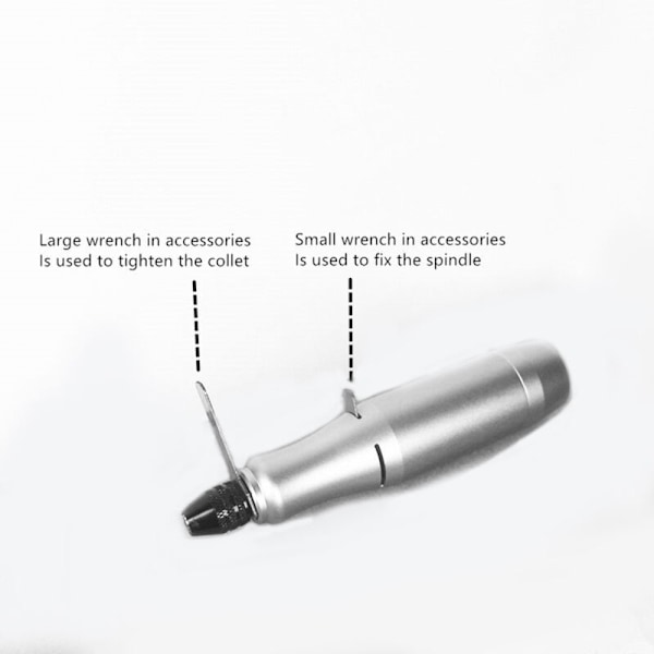 Kompakt sliper 20 V, 3,2 mm chuck, elektrisk poleringsmaskin, bærbar korrigeringsmaskin, elektrisk graveringsverktøy, sliper med justerbar hastighet