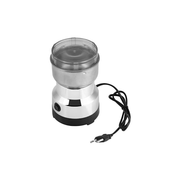 Multifunksjonell Kaffekvern, Kvern med Blader i Rustfritt Stål for Kaffebønner, Linfrø, Nøtter, Pepper, Krydder og Andre (EU-plugg)