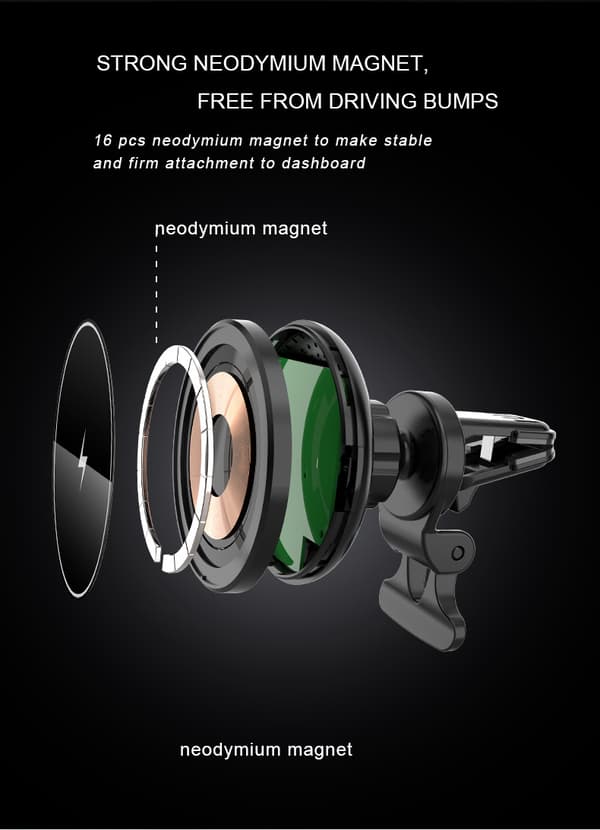 Magnetisk trådløs billader Moun, til Iphone 13/12, billader