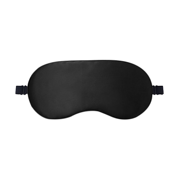 Sovmask, supermjuka ögonmasker med justerbart band, lätt och bekvämt pannband, blockerar ljus perfekt för män och kvinnor (1 svart)