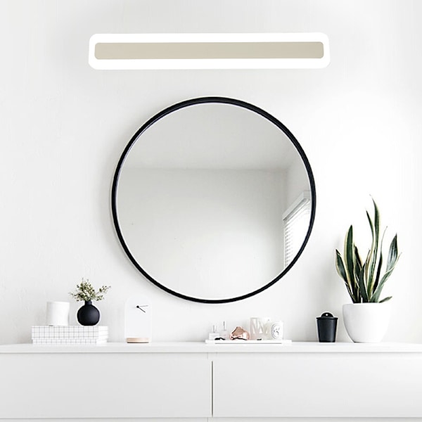 16W Spejlslampe Vægspejl Badeværelse Kold Hvid 7200K LED 900LM Moderne Indendørs Badeværelseslampe Badeværelsesbelysning 40CM [Energiklasse E]