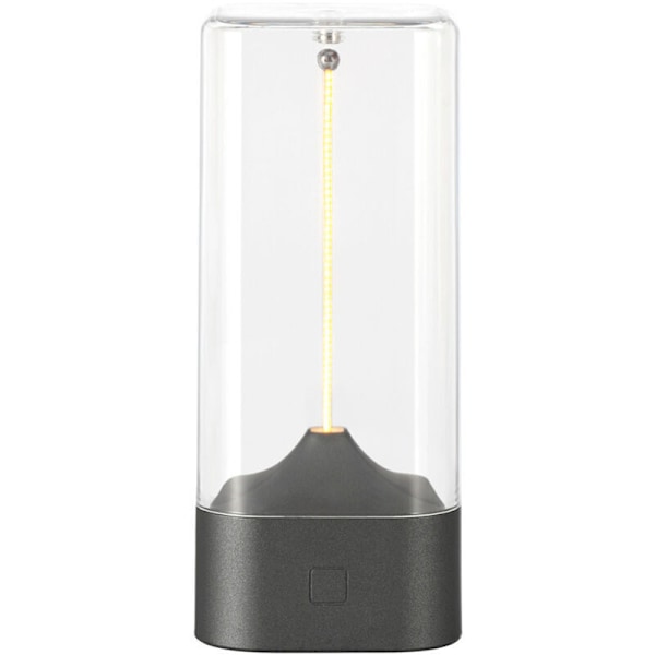 Magnetisk Nattlampe - Interaktiv Berørings Nattlampe LED Berørings Bordlampe og USB Oppladbart Belysningstilbehør for Nattbord, Stue (Grå)