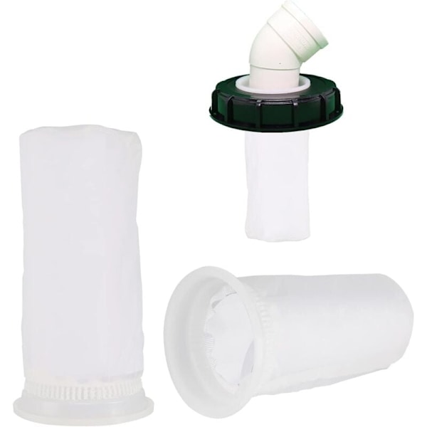 2 st IBC reservfilter 10,5 x 20,5 cm Regnvattenfilter IBC filter Tvättbart reservfilter, IBC filter för IBC regnvattentank