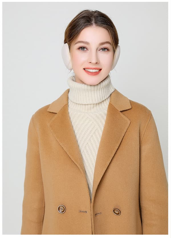 Stropfri ørevarmere ørevarmere med vinterørevarmere beige