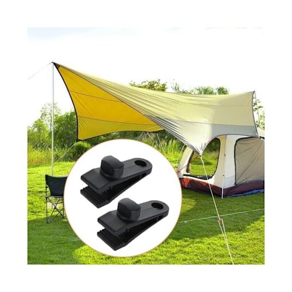 Sett med 30 klips for Tente Tie, tang for låsing av presenning, tang for ulver for markise Bache Camping Camping Canvas Shading Bache De Piscine
