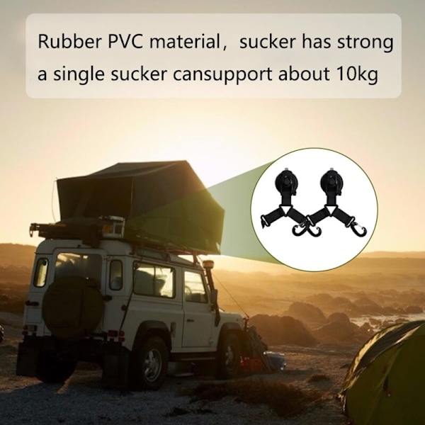 Sugproppar för Camping Sugpropp Sugproppsankare Tillbehör Sugpropp Monteringskrok Bilmarkis Sugpropp Kraftfullt Sugproppsfäste För Ca