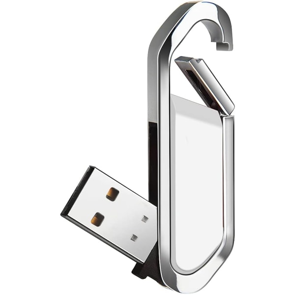 USB 64 GB bærbar minnepinne med nøkkelring USB 2.0 Flash Drive