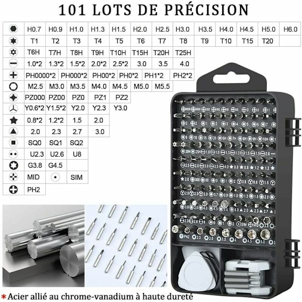 E · Kestävä tarkkuusruuvimeisselisarja Työkalut Pieni Torx-ruuvimeisseli MacBookille, iPhonelle, korjaukseen, laseille, tee-se-itse, kellolle, älypuhelimelle Paras käsityökalu lahjaksi