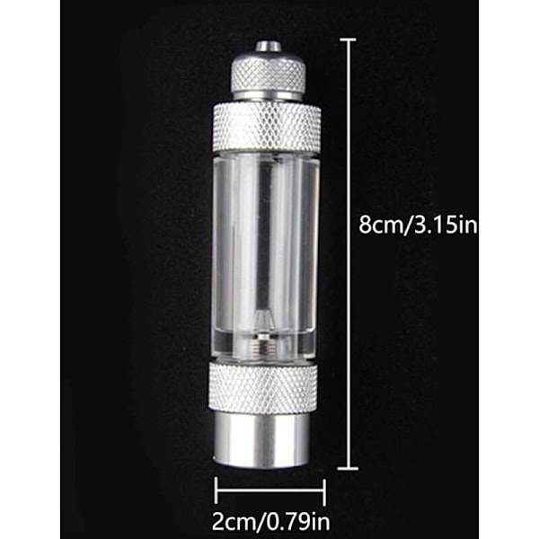 2 stycken CO2 bubbelräknare, bubbelregulator CO2, akvarievattenväxt med enkel bubbelräknare, CO2 fiskakvariumverktyg, luftpumpstillbehör för akvarium