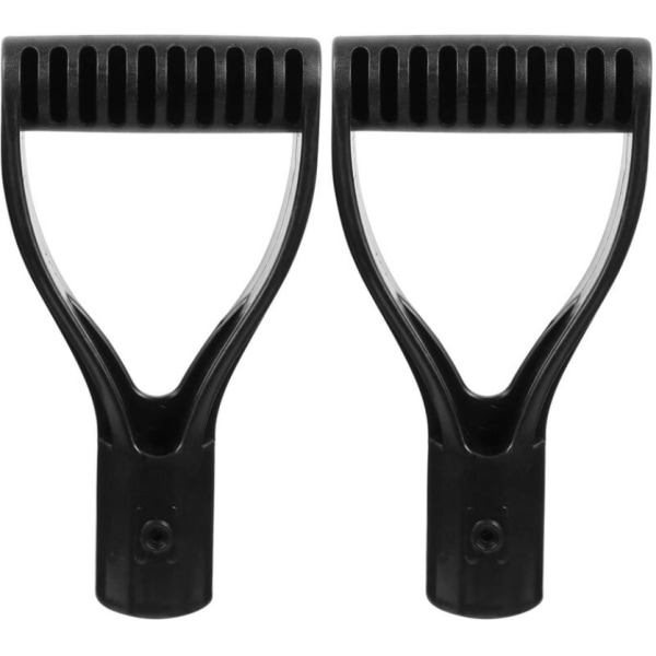 2 stk 3 cm plastskovlhåndtak D-håndtak for snøskuffe rive spade snøfjerning hagetilbehør