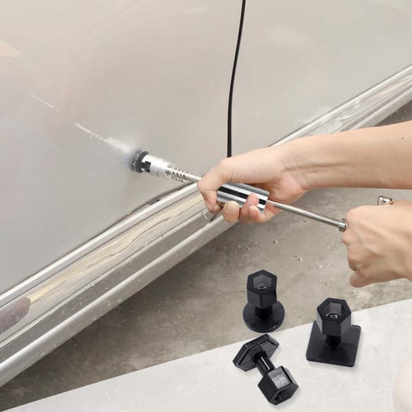 Dent Pull Tabs, 10-Piece Car Dent Remover, Dent Repair Tool Set, Powerful Car Dent Remover Kit, Dent Remover Tools, Body Dent Removal Pull Tabs, Car