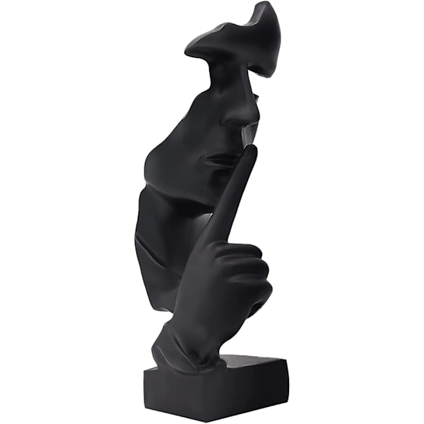 Stillhet er gull Abstrakt Statue Harpiks Håndverk Dekorasjon